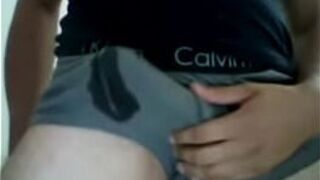 cum on my underwear - porn video