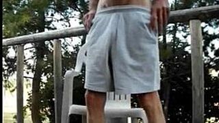 Fucked In My Penis Outdoors and Pissing Cock Play - porn video