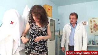 Unshaven pussy extreme Karla visits a doc - porn video