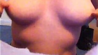 Playing with my tits - porn video