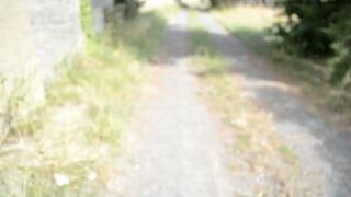 dirt road outdoor jerk - porn video
