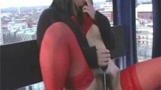 Asian babes public masturbation in a shopping centre - porn video