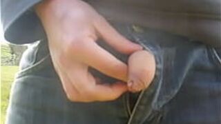 Peeing outdoors - porn video