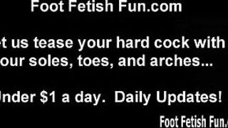 Worship our four sexy feet - porn video