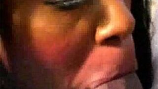 Sweet black pussy banged in street - porn video